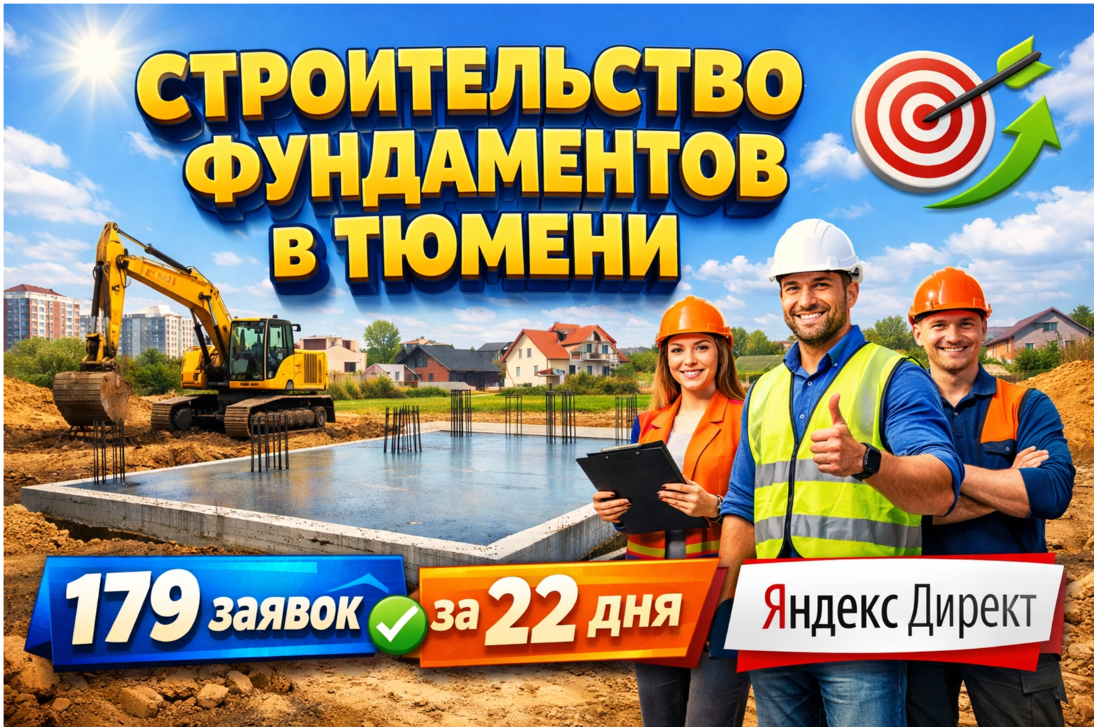 Кейс строительство фундаментов яндекс