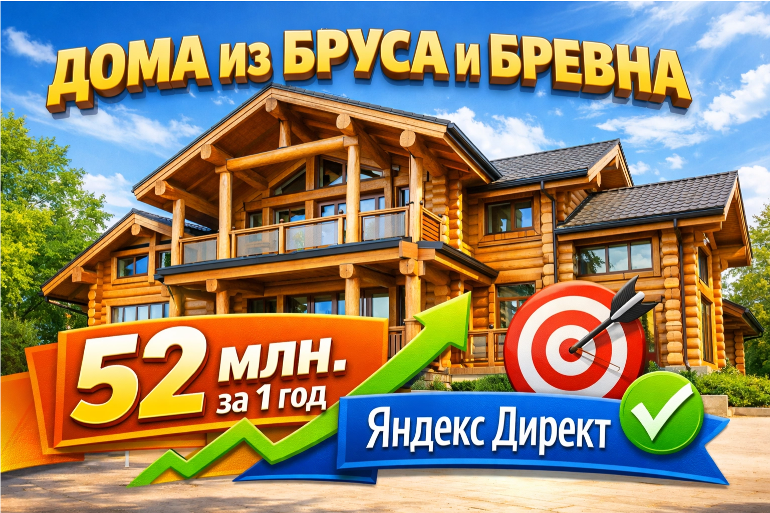 Кейс Строительство домов из бруса 